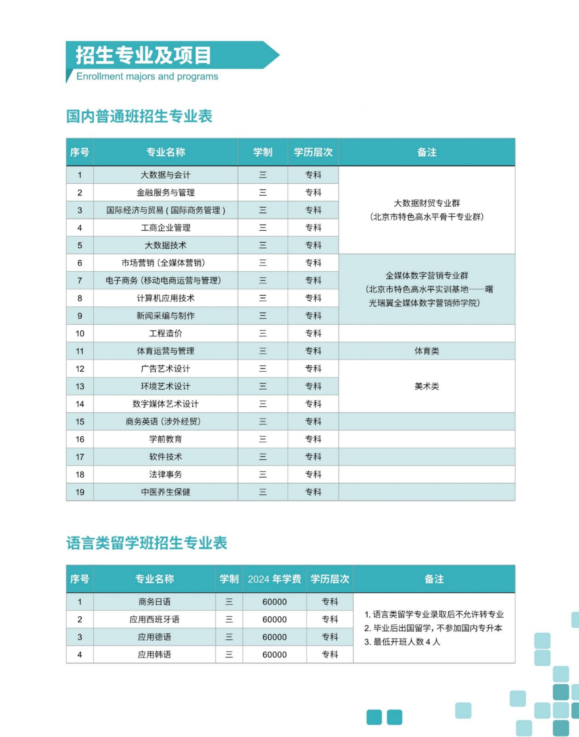 北京培黎職業(yè)學(xué)院－2024年招生簡章